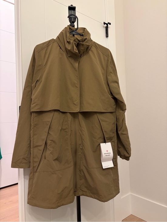 lululemon athletica Jackets & Blazers - NWT Lululemon Always Effortless Long Jacket Sz 6- olive color